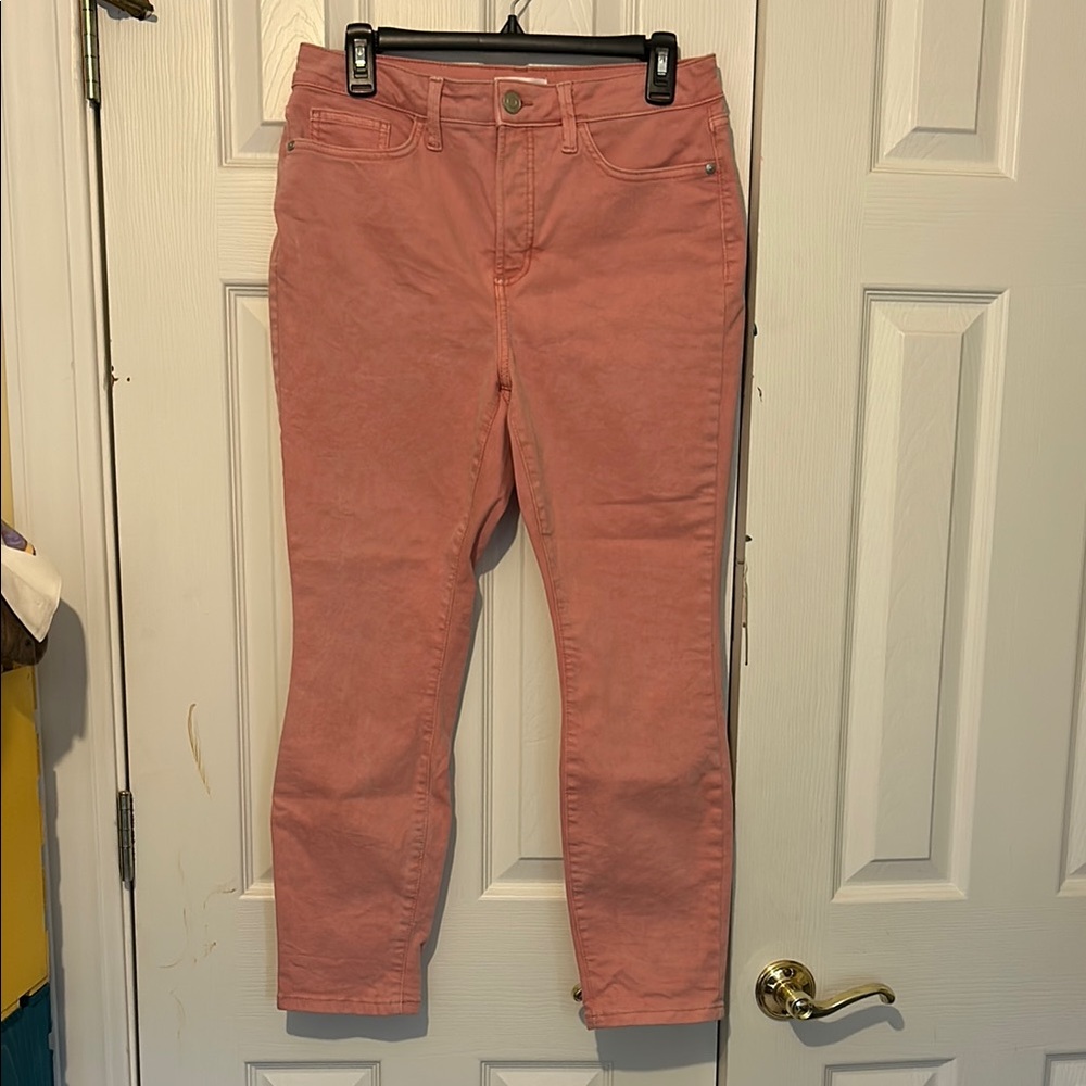 Lauren Conrad Coral Skinny Jeans